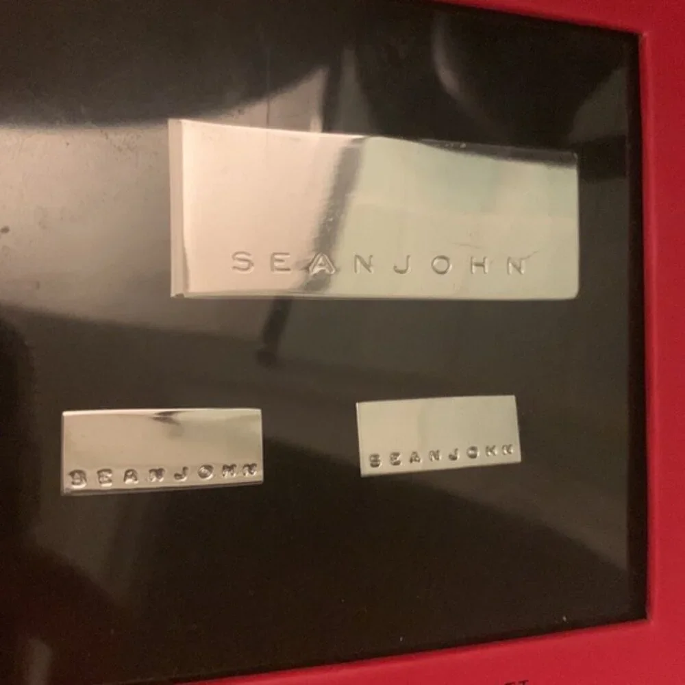 Sean John Money Clip & Cuff Links Box Set